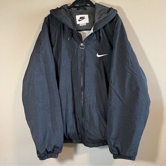 Nike Other - Nike Y2K Black Zip Up Jacket XL
